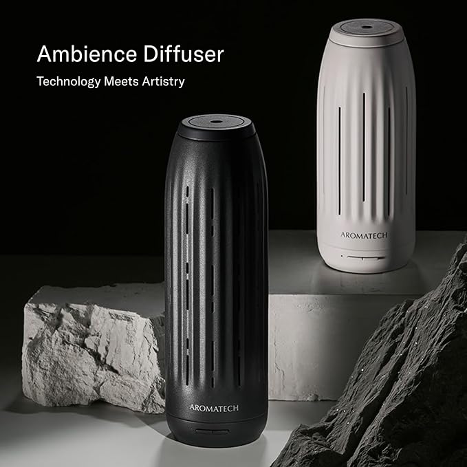 Ambience Scent Diffuser for Essential Oil Blends & Fragrances – Waterless Scent Machine w/Bluetooth for Home, alternate