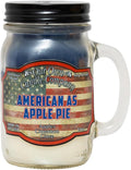 American as Apple Pie Scented Mason Jar Candle, 100 Hour Burn Time, Made in The USA - 13 Ounces, product image