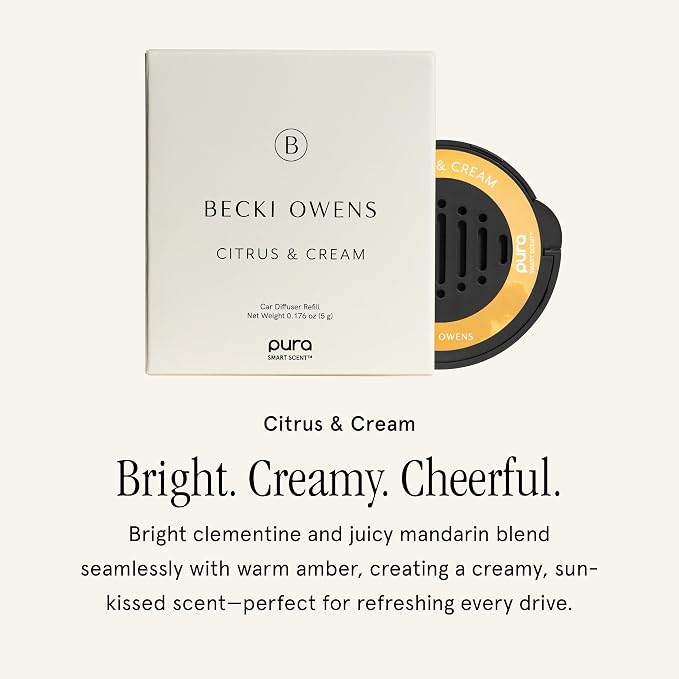 and Becki Owens Car Scent Refill for Car Diffusers - Premium Fragrance for Smart Diffuser - Up to 30 Days of Scent, alternate