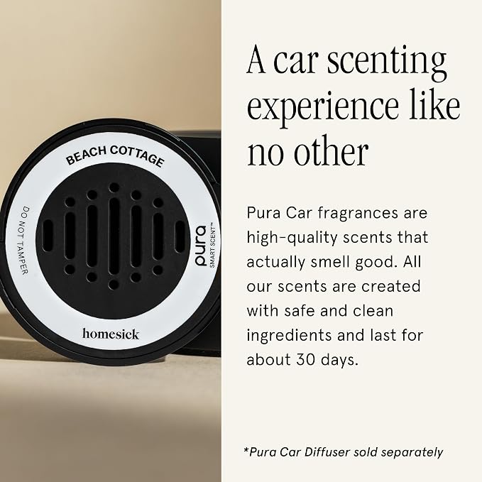 and Homesick - Car Scent Refill for Car Diffusers - Premium Fragrance for Smart Diffuser - Long Lasting, alternate product