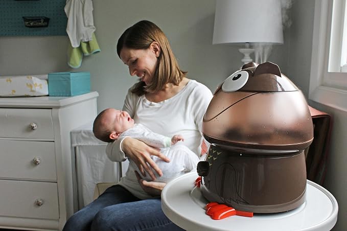 Animal Humidifier for Bedroom, Ultrasonic Cool Mist for Baby Nursery, Adjustable Settings, Auto Shut-Off, Owl, alternate