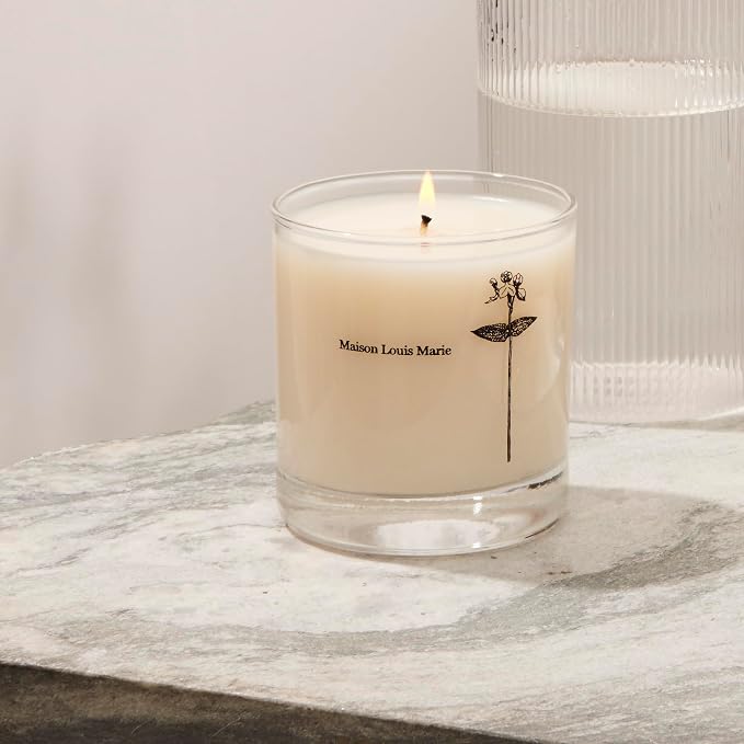 Antidris Lavender Soy Wax Candle | Luxury Fragrance s for a Modern World (8.5 oz | 240 g), alternate product view 2