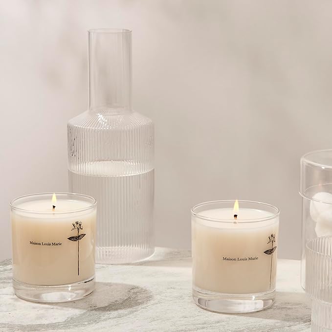 Antidris Lavender Soy Wax Candle | Luxury Fragrance s for a Modern World (8.5 oz | 240 g), alternate product view 3