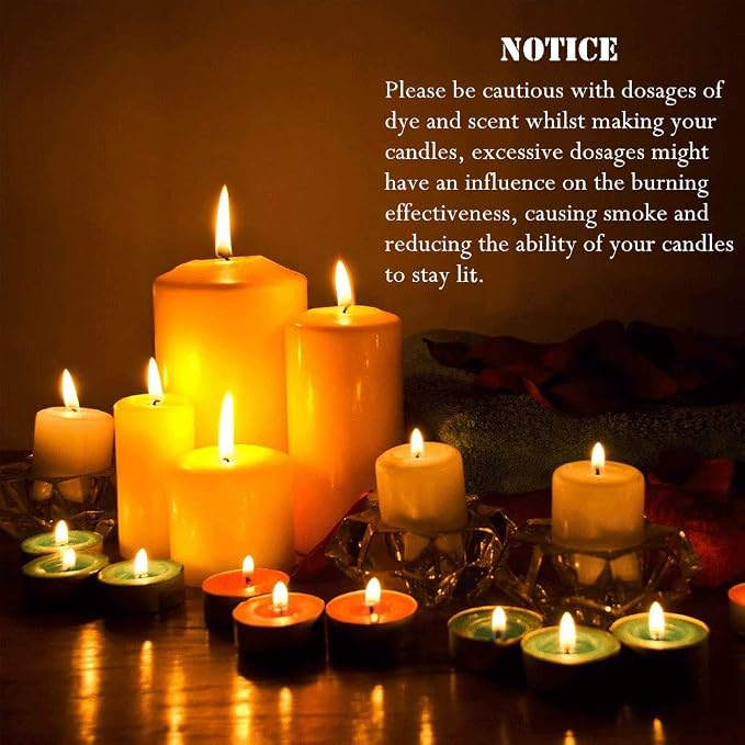 Antunihood Bulk Candle Wicks 100 Pcs with 60Pcs Candle Wick Stickers and 10 Pcs Wooden Candle Wick Centering Device for Soy