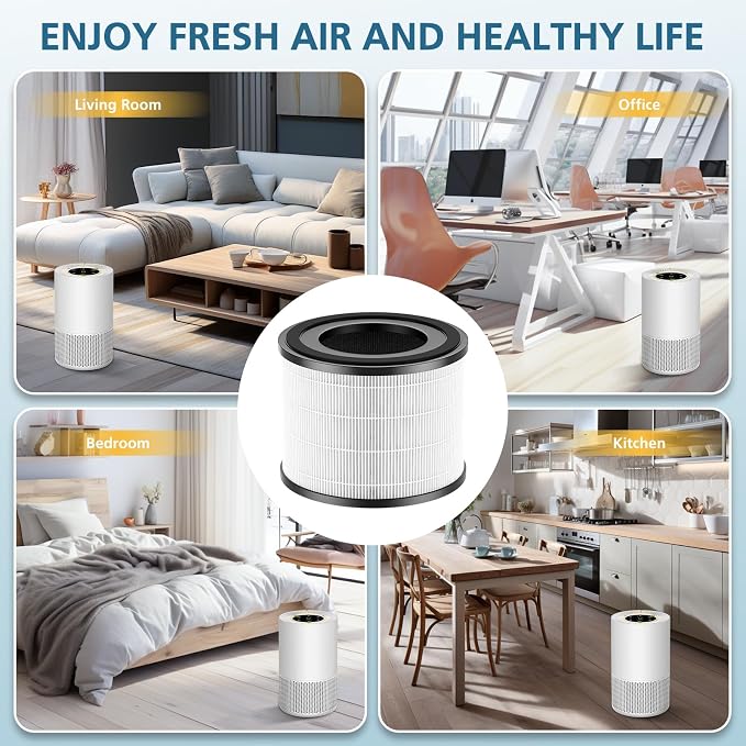 AP-S0610L Replacement Filter Compatible with AP-S0610L Air Puri-fier, Efficient Air Filter, 3-Stage Filtration System