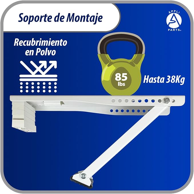 Window air conditioner bracket for Units Up To 85 lbs heavy duty powder coated finish mount for extra durability