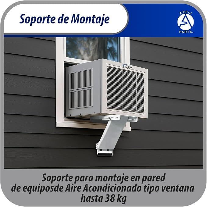 Window air conditioner bracket for Units Up To 85 lbs heavy duty powder coated finish mount for extra durability