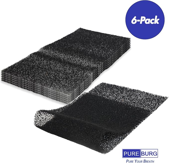 ARC-CF-14S Replacement Filter Compatible with ARC-14S ARC-14SH ARC-143MX & ARC-141BG Portable Air Conditioner, 6-Pack