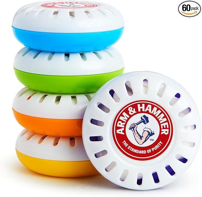 Arm and Hammer Nursery Fresheners, Assorted Scents of Lavender or Citrus, Green 60 Count, Pack of 12, product image