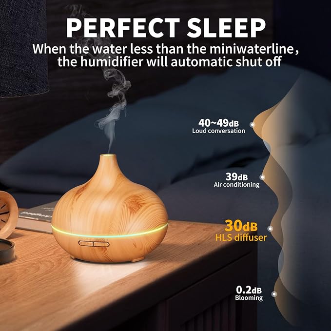 Aroma Diffusers for Essential Oils Large Room with 10 Essential Oils,Ultrasonic Aromatherapy Diffuser for Home Bedroom