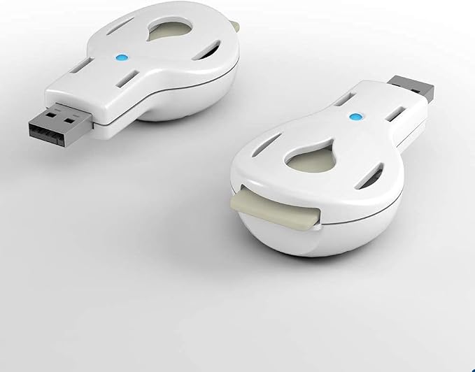 Aromakey USB Aromatherapy Diffuser with 5 Unscented Refill Pads for Bedroom - Bathroom - Kitchen - Home - Office - Car