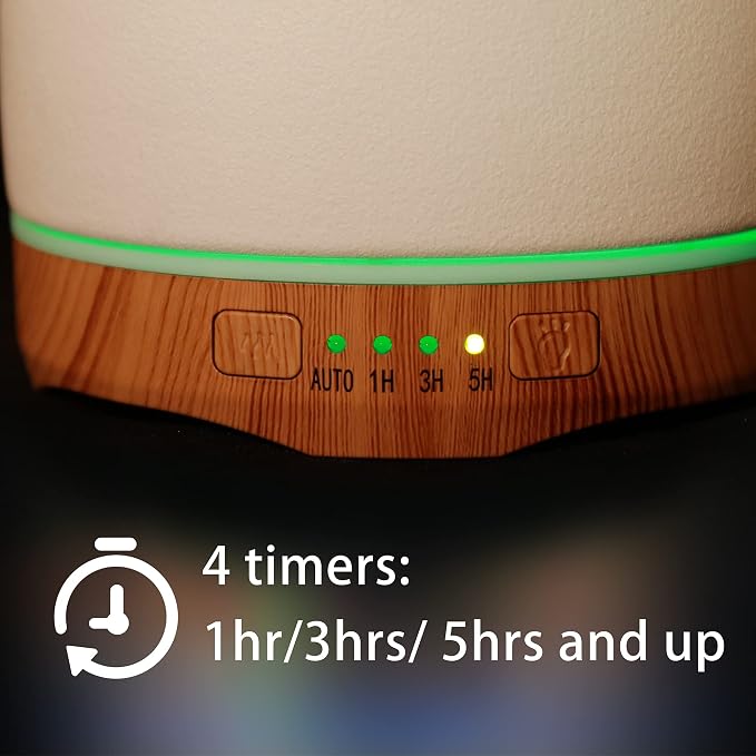 Aromatherapy Diffuser,250ML Ceramic Ultrasonic Essential Oil Diffuser for Aromatherapy (250ML), alternate product view 4
