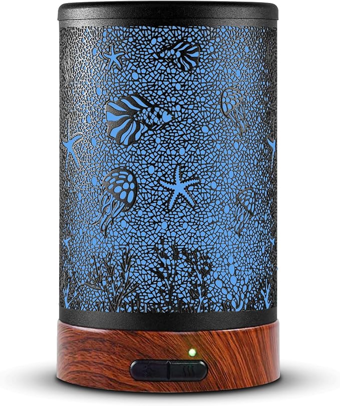 Aromatherapy Essential Oil Diffuser 150ml- Electric Cool Mist Aroma Diffuser with Intermittent Mode, Auto Shut-Off