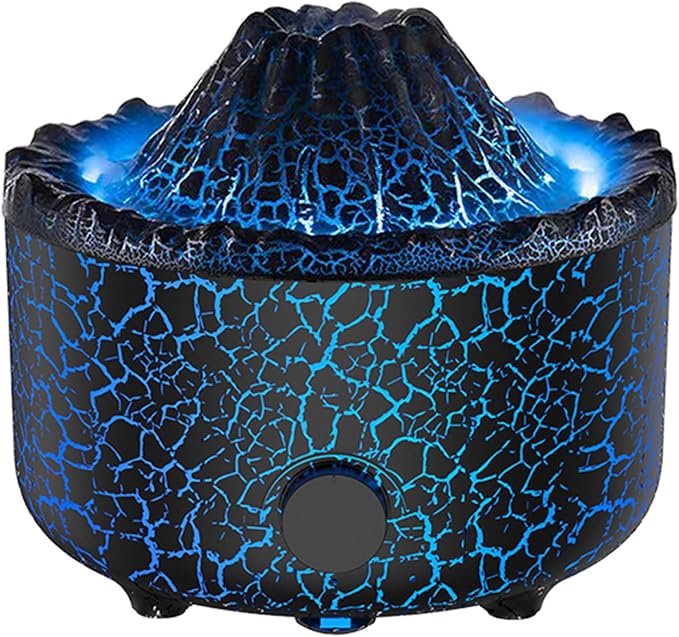 Aromatherapy Essential Oil Diffuser, 560ml Ultrasonic Cool Mist Diffuser/Humidifier with Flame & Volcano 2 Mist Mode, product
