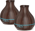 Aromatherapy Essential Oil Diffusers,2 PCS 550ml High Mist Output Humidifiers for Large Room, Home, Waterless Auto-Off