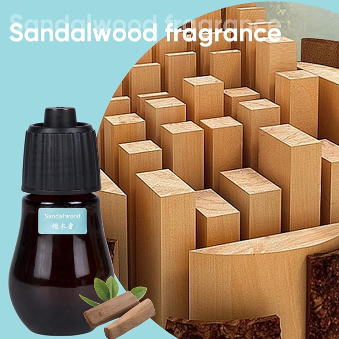 Aromatherapy Essential Oil Set - 3-Piece Essential Oil Set in Three Flavors: Sandalwood, Gardenia, Clove Flower, alternate