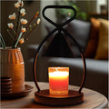 Art Candle Warmer Lamp Home Decor - Dimmable Wax Melt Warmer with Timer & 2 Bulbs, Gift Ideas for Housewarming, Birthday