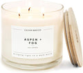 . Aspen & Fog 3 Wick Scented Candle - 43 Hour Burn - Luxury 3 Wick Soy Candles, product image