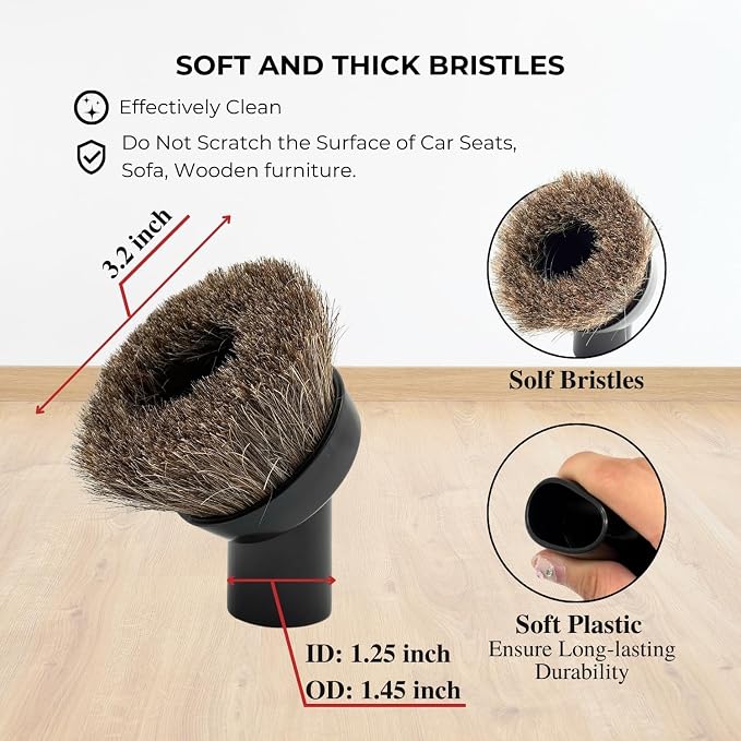 Attachments & Brushes for V7 V8 V10 V11 V15 Gen5: Flexibible Crevice Tool, Horsehair Vacuum Attachment, Traceless Dust