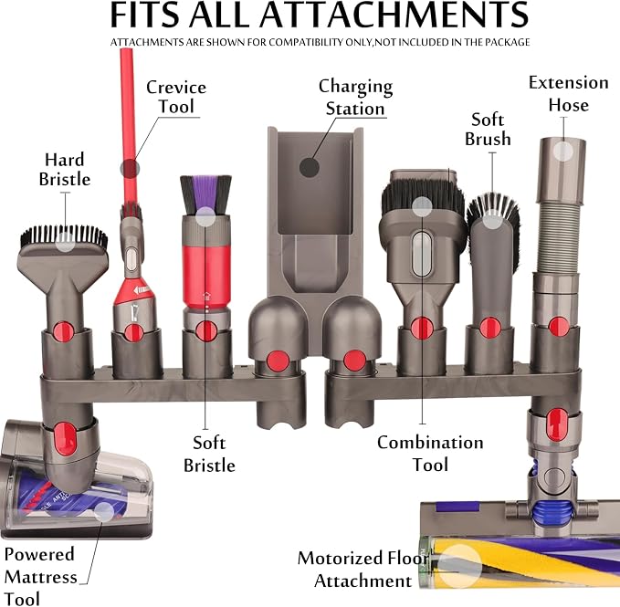 Attachments Holder for,Mount Organizer Tools Accessories Holder for GEN5 GEN 5 V15 V12 V11 V10 V8 V7 Vacuum