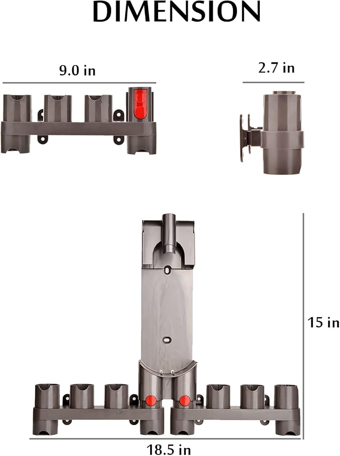 Attachments Holder for,Mount Organizer Tools Accessories Holder for GEN5 GEN 5 V15 V12 V11 V10 V8 V7 Vacuum