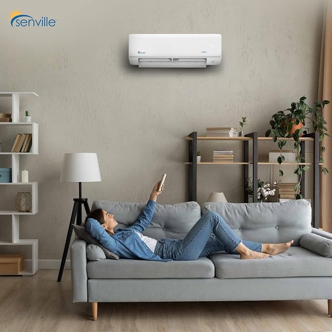 AURA Series Mini Split Air Conditioner Inverter Heat Pump, 12000 BTU, Works with Alexa, Energy Star, White, alternate product