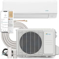 AURA Series Mini Split Air Conditioner Inverter Heat Pump, 6000 BTU, Compatible with Alexa, Energy Star, White, product image