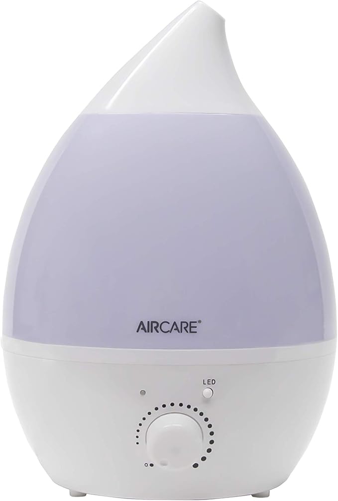 Aurora Ultrasonic Cool Mist Humidifier, Whisper-Quiet between 8-24 hours, Seven Color LED Night Light, product image