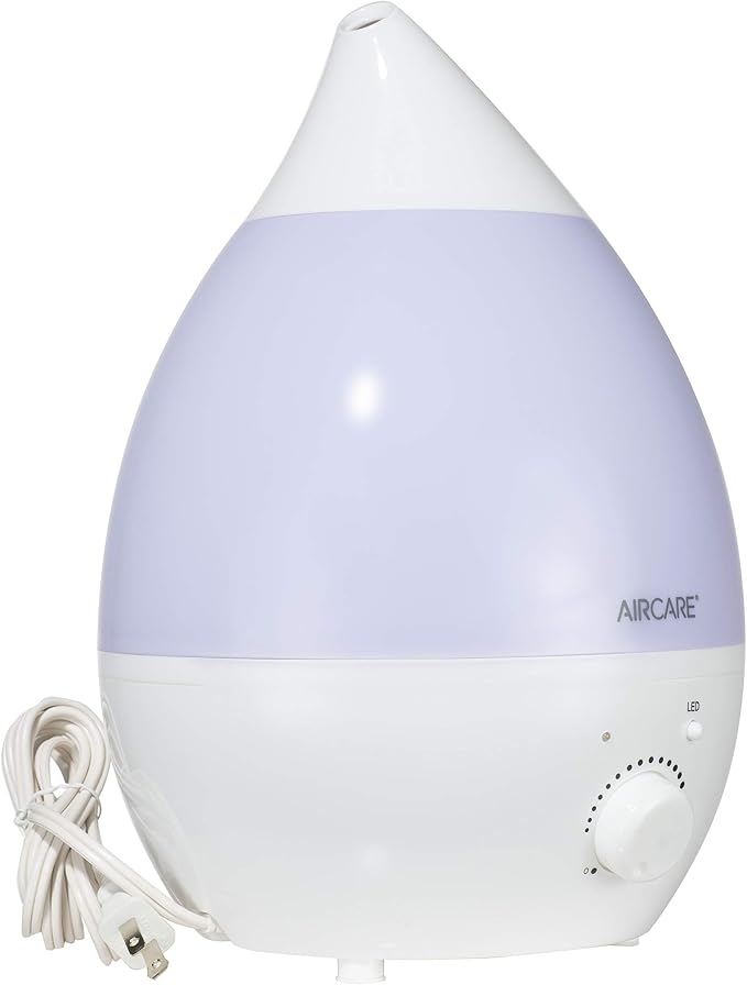 Aurora Ultrasonic Cool Mist Humidifier, Whisper-Quiet between 8-24 hours, Seven Color LED Night Light, alternate product view