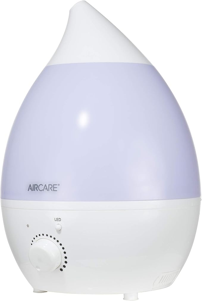 Aurora Ultrasonic Cool Mist Humidifier, Whisper-Quiet between 8-24 hours, Seven Color LED Night Light, alternate product view