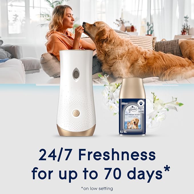Automatic Spray Refill, Pet Fresh Scent, Scented Air Freshener for Home and Bathroom, 6.2 Oz, alternate product view 4