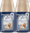 Automatic Spray Refill, Pet Fresh Scent, Scented Air Freshener for Home and Bathroom, 6.2 Oz, 2 Count, product image