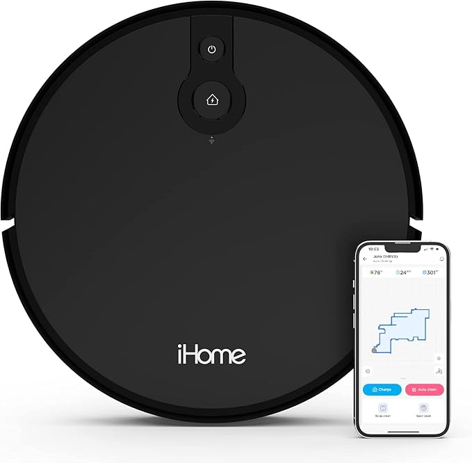 AutoVac Eclipse Robot Vacuum - Alexa Compatible, Mapping Technology, 2200 PA Ultra Strong Suction, 120 Min Runtime, App