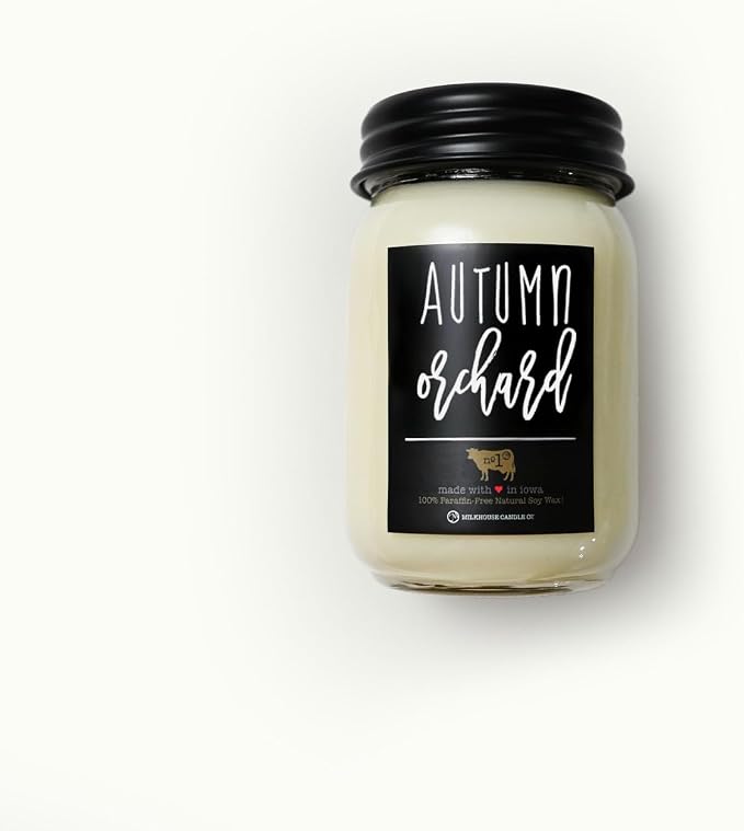 Autumn Orchard - 13oz Beeswax and Soy Candles - Farmhouse Collection - 100% Natural, alternate product view 4