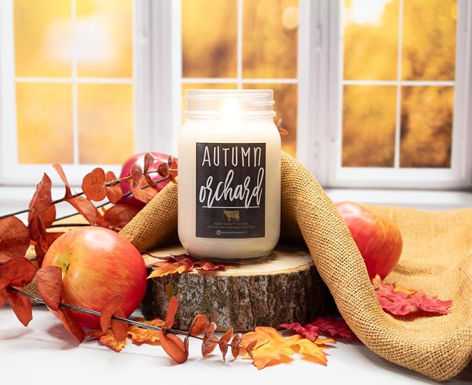 Autumn Orchard - 13oz Beeswax and Soy Candles - Farmhouse Collection - 100% Natural, alternate product view 7