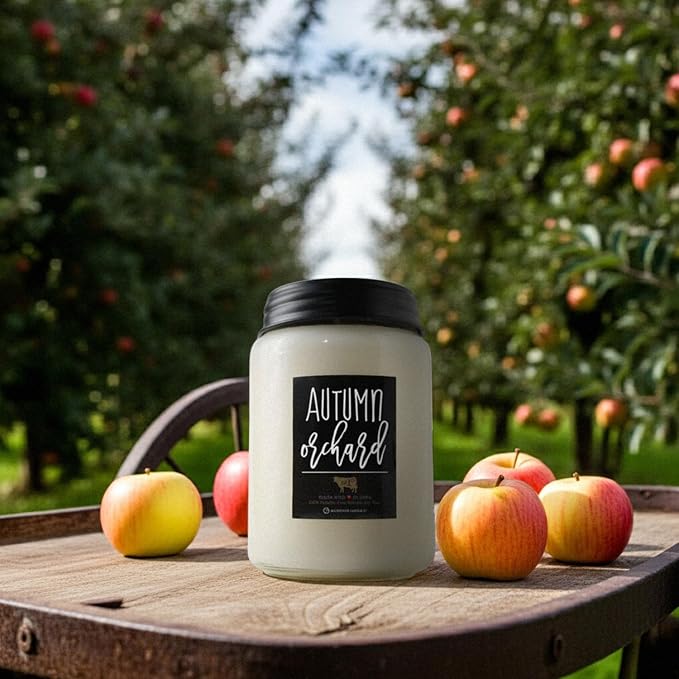 Autumn Orchard - 26oz Beeswax and Soy Candles - Farmhouse Collection - 100% Natural, alternate product view 2