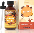 Autumn Wreath Fragrance Oil, Huge 4 Fl Oz, Premium Grade Essential Oil for Diffuser and Aromatherapy, Fall Scent for Soap