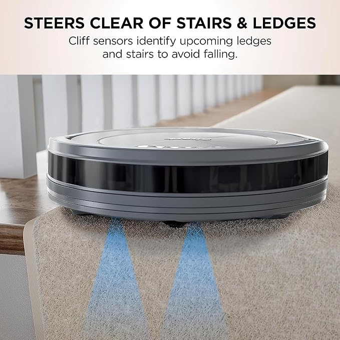 AV753 ION Robot Vacuum, Tri-Brush System, Wifi Connected, 120 Min Runtime, Works with Alexa, Multi Surface Cleaning, Grey