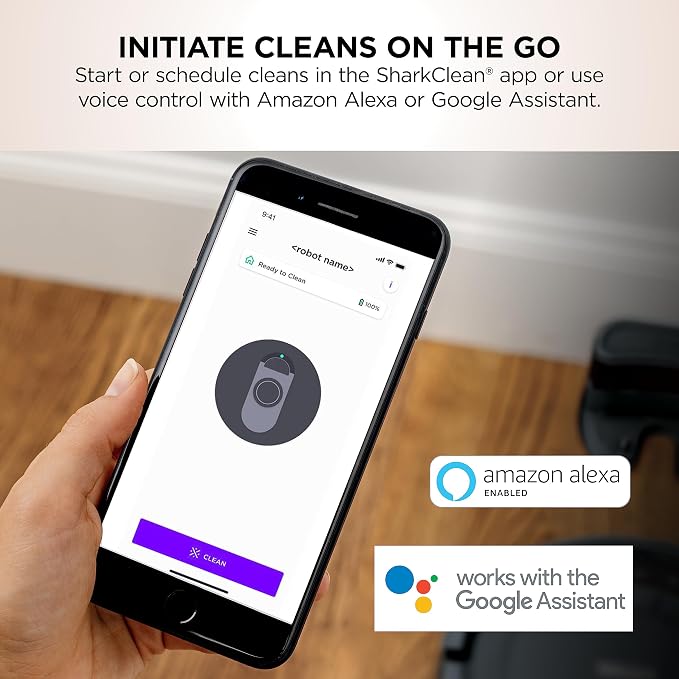 AV753 ION Robot Vacuum, Tri-Brush System, Wifi Connected, 120 Min Runtime, Works with Alexa, Multi Surface Cleaning, Grey