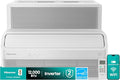 AWL1225TW1W Window Air Conditioner, White, 12000 BTU Smart Inverter, L Shaped, Open Window Flexibility, Easy Installation