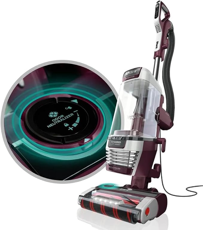 AZ3000 Stratos Powered Lift-Away Upright Vacuum with DuoClean PowerFins HairPro, Self-Cleaning Brushroll Odor Neutralizer