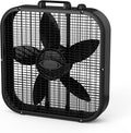 B20401 Decor Box Fan, 20", Black, product image