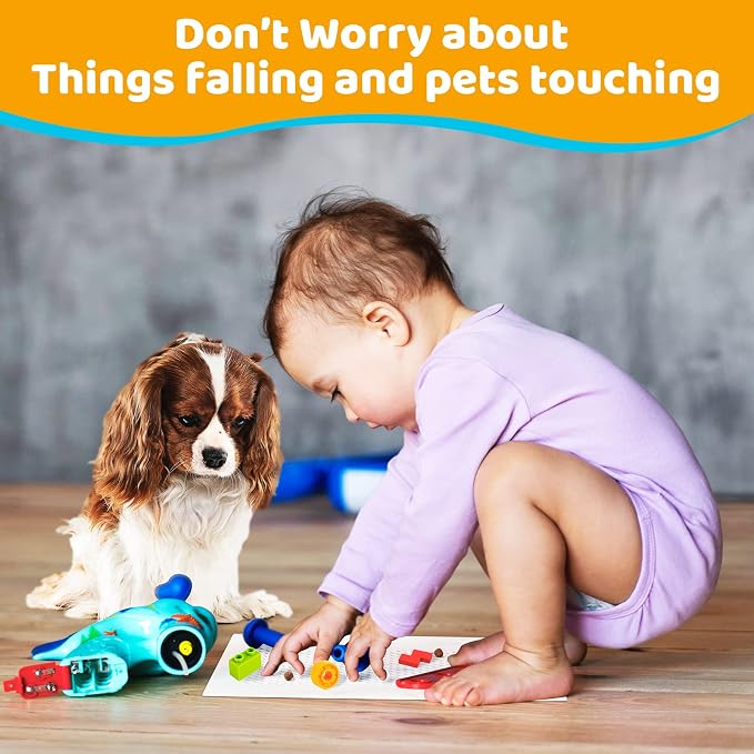 Baby Proofing Soft Silicone Vent Cover for Home Wall/Ceiling/Floor Register of Width 5.3" to 5.9", Length 11.3" to 11.9"