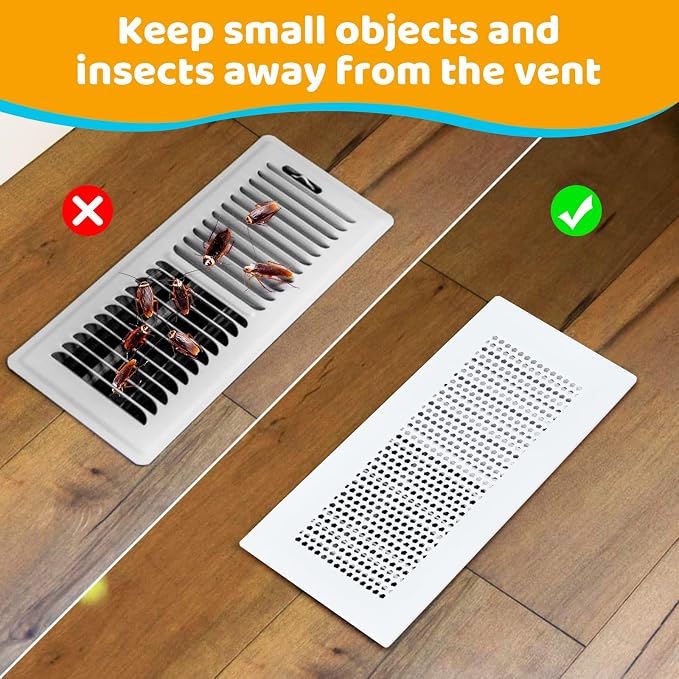 Baby Proofing Soft Silicone Vent Cover for Home Wall/Ceiling/Floor Register of Width 5.3" to 5.9", Length 11.3" to 11.9"