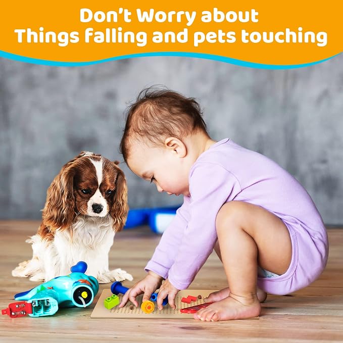Baby Proofing Soft Silicone Vent Cover for Home Wall/Ceiling/Floor Register, Child Proof Floor Air Vent, alternate view 4
