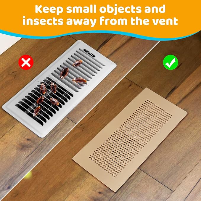 Baby Proofing Soft Silicone Vent Cover for Home Wall/Ceiling/Floor Register, Child Proof Floor Air Vent, alternate view 5