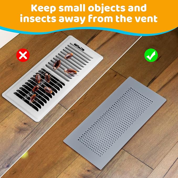 Baby Proofing Soft Silicone Vent Cover for Home Wall/Ceiling/Floor Register, Child Proof Floor Air Vent, alternate view 5