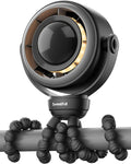 Baby Stroller Fan - 4000mAh Rechargeable 4-Speed Quiet with LED Display & Night Light, Mini Portable 360° Clip