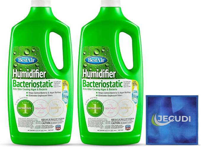 Bacteriostatic Humidifier Water Treatment – Comprehensive Humidifier Cleaning Solution – Universal Humidifier Water Additive