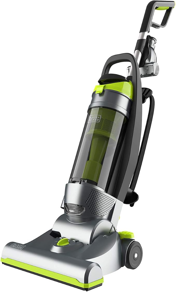 Bagless Upright Vacuum Cleaner with Anti-Allergen HEPA Filer, Corded 1,200 Watt Motor & 5-Position Carpet Height Settings